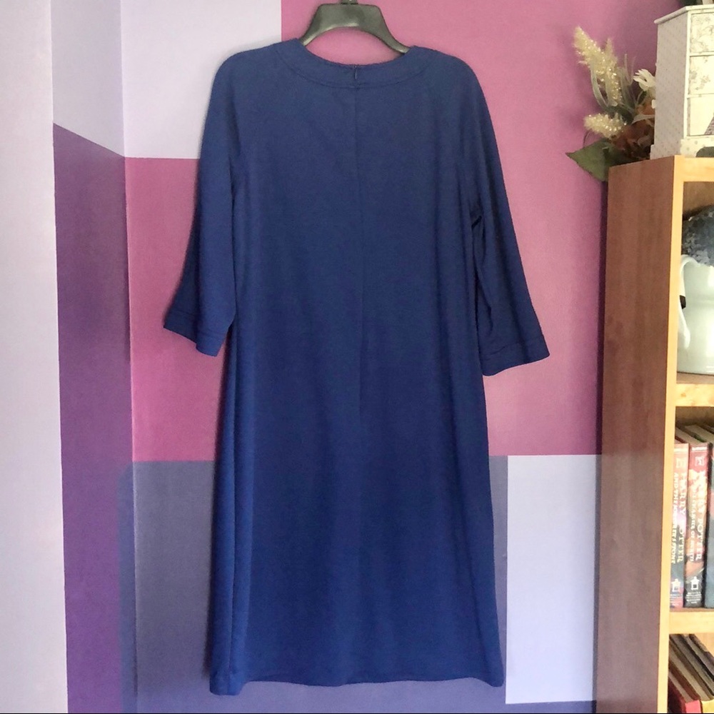 Blue Sheath Dress - Picture 2 of 4